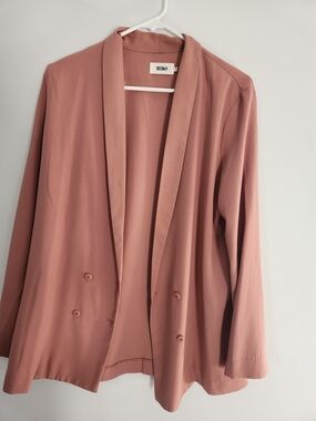 Women's Blazer Jacket in Dusty Rose Size Medium
